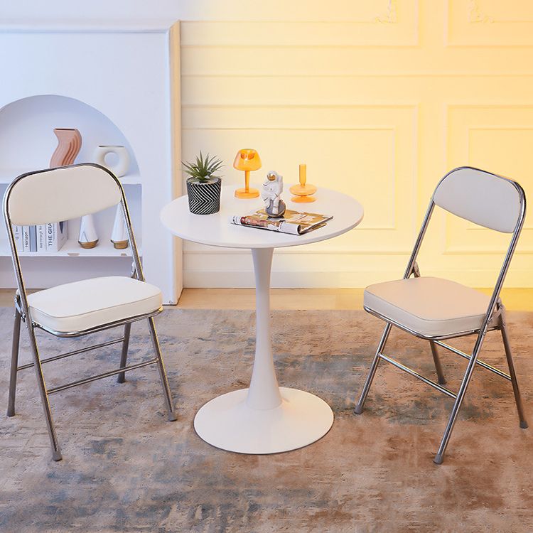 Round Dining Table Contemporary Dining Table with Tulip Base