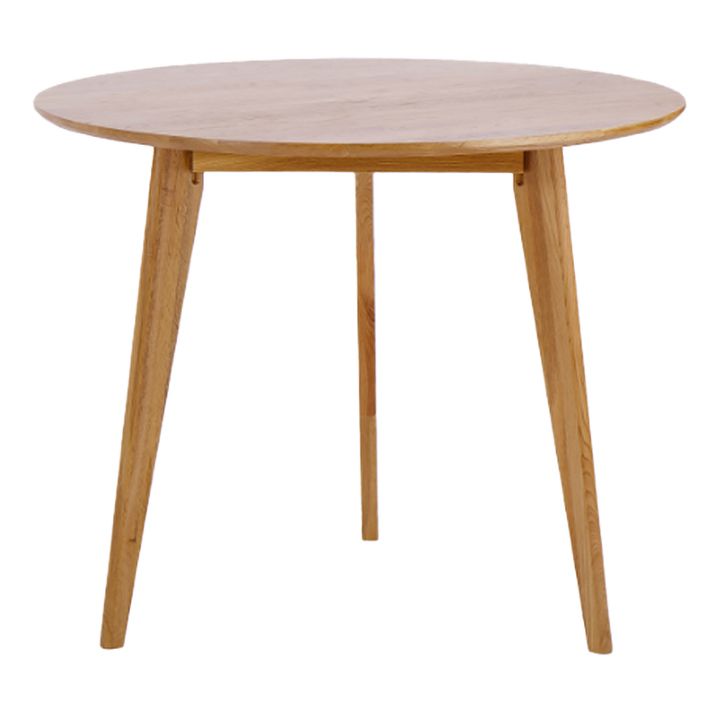 Round 4-foot Dining Table Oak Solid Wood Furniture for Dining Room Home Clearhalo ' dining_table' 'Dining Tables & Seating' 'Dining Tables' 'furn' 'furn_dining_table' 'Furniture' 'furniture_dining_table' 'Kitchen & Dining Furniture' 'kitchen&dining_furn' 'kitchen' 'kitchen_dining_table' 1200x1200_ec0b0b99-344f-4637-b695-dd0cdb2c147e