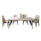 Sintered Stone Dining Table Luxury Style 4 Legs Base Table for Dining Room Clearhalo ' dining_table' 'Dining Tables & Seating' 'Dining Tables' 'furn' 'furn_dining_table' 'Furniture' 'furniture_dining_table' 'Kitchen & Dining Furniture' 'kitchen&dining_furn' 'kitchen' 'kitchen_dining_table' 1200x1200_ec0b5734-3d7f-430a-8e7a-f294a87353bb