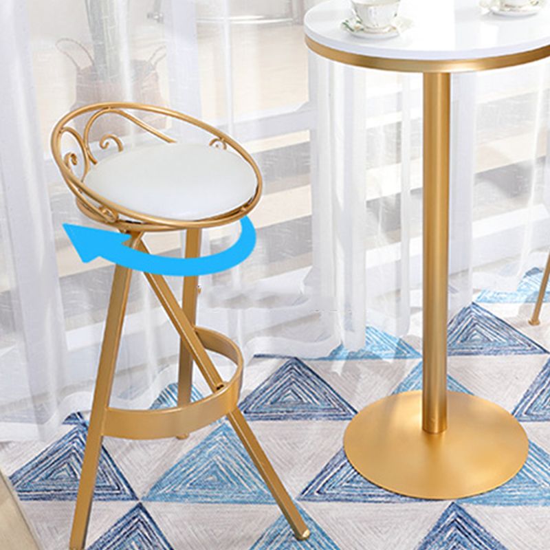 1/3 Pieces Bar Stool and Table Modern Style Round Pub Table Set