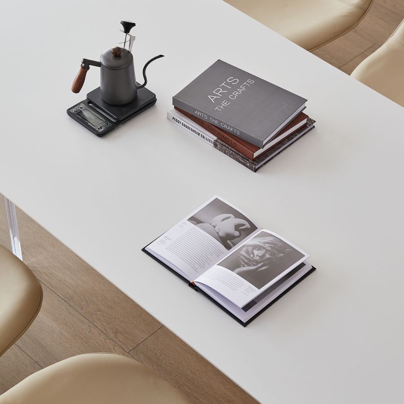 現代の焼結石のダイニングラウンドテーブルセット1/4/5ピースダイニングセット