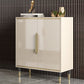 Sideboard Sideboard in stile glam beige con porte per soggiorno