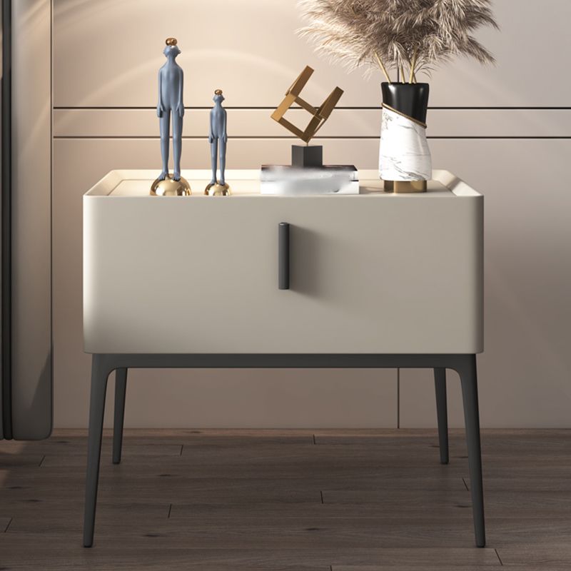 20 '' Tall Lade opslag accenttafel nachtkastje modern faux lederen nachtkastje