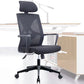 Contemporary Arm Chair Fixed Arms Plastic Lumbar Support Black Office Chair Clearhalo 'furn' 'furn_office_chair' 'Furniture' 'Office Chairs' 'Office Furniture' 'office_chair' 1200x1200_ec1d64b3-1461-490c-9412-f5eccb8c7e69