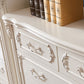 17.71" Wide Accent Chest White Rectangle Standard Chest with Drawers