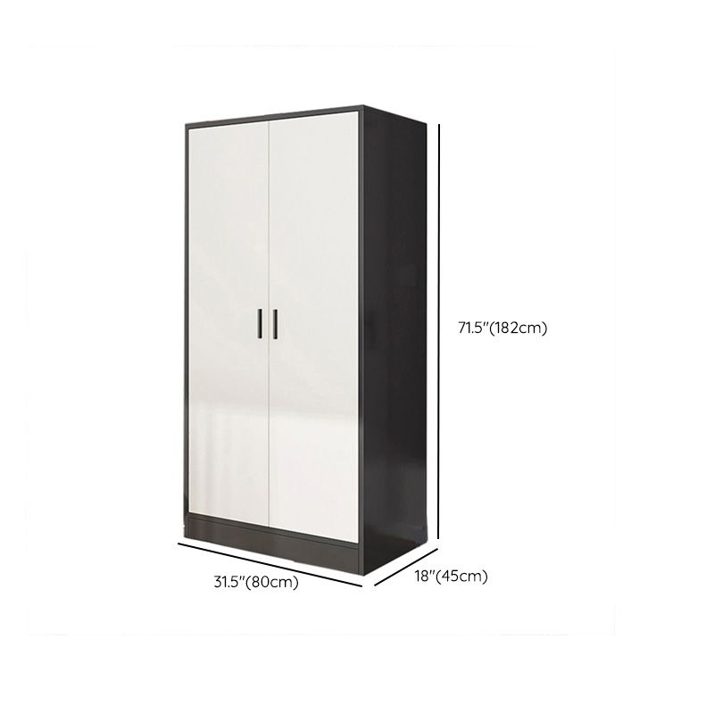 Rectangular Wardrobe Cabinet Modern Simple Wooden Wardrobe Closet Clearhalo 'Armoires & Wardrobes' 'armoires_wardrobes' 'Bedroom Furniture' 'furn' 'furn_armoires_wardrobes' 'Furniture' 1200x1200_ec1f5acd-ae0a-4120-b029-88083aaad83d