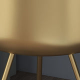 Modernas patas de la mesa nocturna de metal incluye mesita de noche redonda para el dormitorio