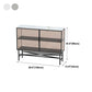 Modern Style Sideboard with Metal Legs Storage Sideboard for Kitchen Bar Clearhalo 'buffet_sideboard' 'Buffets & Sideboards' 'furn' 'furn_buffet_sideboard' 'Furniture' 'Kitchen & Dining Furniture' 1200x1200_ec206c2f-c116-47ad-9069-95e401e76b80