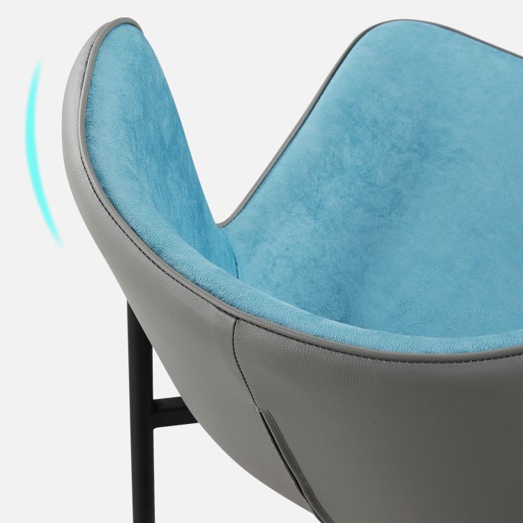 Contemporary Style Chairs Kitchen Armless Chair with Metal Legs Clearhalo 'Dining Chairs' 'Dining Tables & Seating' 'dining_chair' 'Furniture' 'furniture_dining_chair' 'Kitchen & Dining Furniture' 1200x1200_ec21369f-f57a-4de9-91c0-b82a0c19a3ea