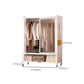 Glass Modern Style Wardrobe Closet Glass Wardrobe Cabinet for Home
