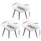Extendable Round Dining Table Modern Sintered Stone Top Table with 4 Legs Clearhalo ' dining_table' 'Dining Tables & Seating' 'Dining Tables' 'furn' 'furn_dining_table' 'Furniture' 'furniture_dining_table' 'Kitchen & Dining Furniture' 'kitchen&dining_furn' 'kitchen' 'kitchen_dining_table' 1200x1200_ec2c396b-c496-4f00-bf81-0e789bf94d4f