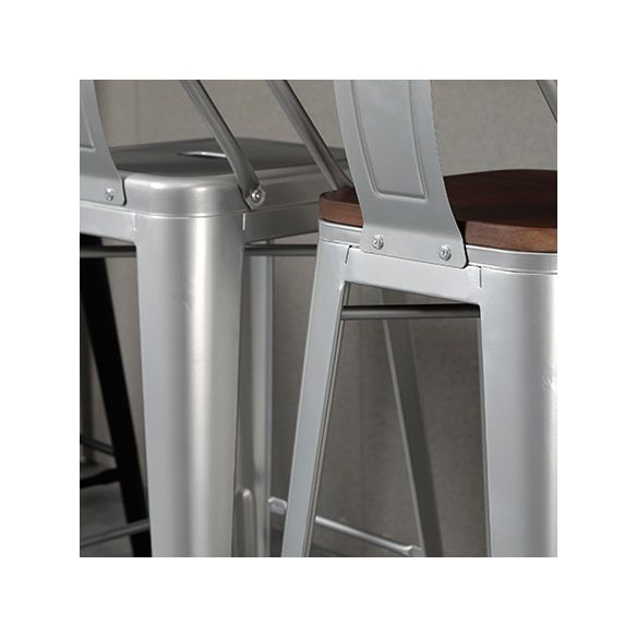 Industrial Style Metal Bar-stool Square Seat Counter Stool for Kitchen Bar Clearhalo 'Bar Furniture' 'Bar Stools' 'bar_stools' 'furn' 'furn_bar_stools' 'furniture_bar_stools' 'Kitchen & Dining Furniture' 'kitchen&dining_furn' 'kitchen' 'kitchen_furn' Furniture' 1200x1200_ec30e3be-906f-4c75-9215-a3aadccadb5a