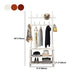 Traditional Coat Rack Solid Wood Tripod Detached Floor Coat Rack