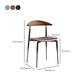 Industrial Metal Kitchen Dining Side Chair Faux Leather Side Chair
