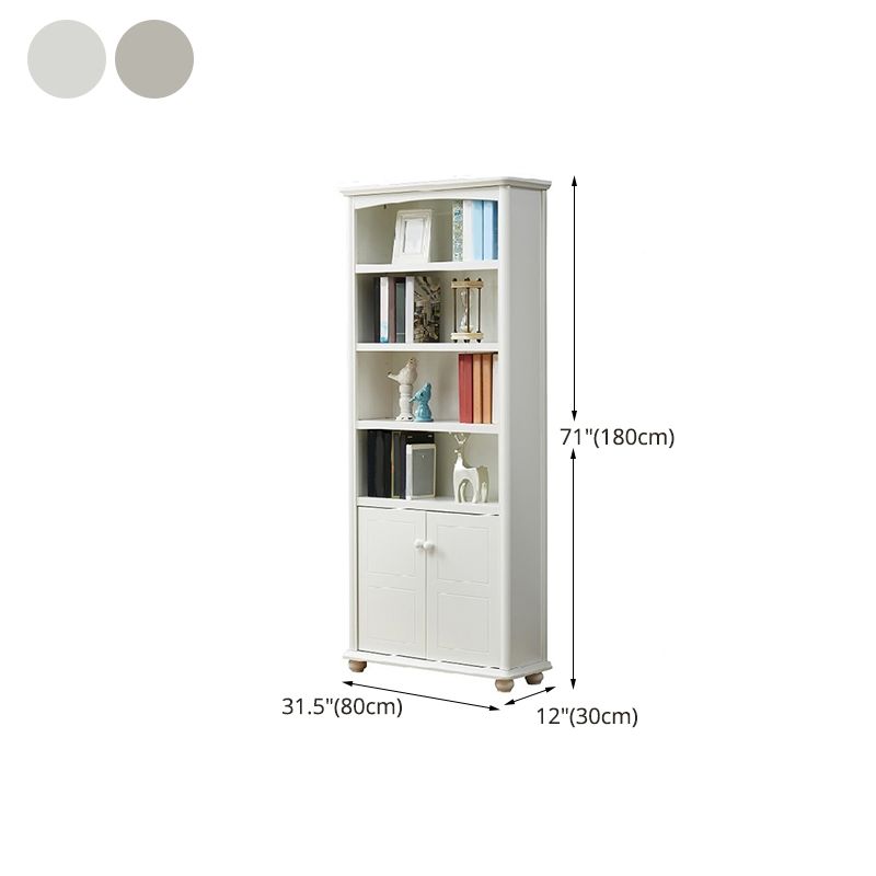 Modern Style Bookcase Engineer Wood Closed Back Bookshelf for Home Office Clearhalo 'Bookcases' 'furn' 'furn_bookcases' 'Furniture' 'Office Furniture' 1200x1200_ec342b80-3f58-47f1-b186-4a994215f9fb