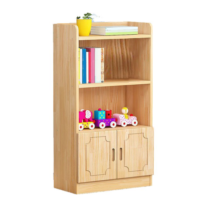 Modern Floor Vertical Bookshelf Brown Closed Back Wooden Shelf Bookcase for Bedroom Clearhalo 'Bookcases' 'furn' 'furn_bookcases' 'Furniture' 'Office Furniture' 1200x1200_ec343930-c072-44ca-bda0-bb1008d2189e