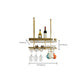 Hanging Wine Rack Holder Modern Stainless Steel Wine Rack in Gold Clearhalo 'furn' 'furn_wine_racks' 'Furniture' 'Kitchen & Dining Furniture' 'Wine Racks' 'wine_racks' 1200x1200_ec35660a-024e-43aa-bbc7-0d303416536d