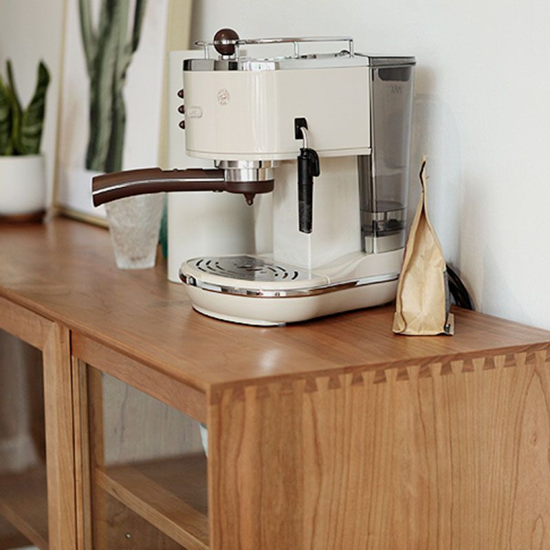 Server buffet in legno a buffet glam con armadi e cassetti