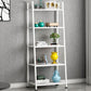 Modern Style Ladder Bookshelf Open Back Metal Bookcase for Home Clearhalo 'Bookcases' 'furn' 'furn_bookcases' 'Furniture' 'Office Furniture' 1200x1200_ec3a8686-cb6b-4a0a-9926-52275f0735f2