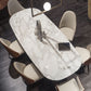 Rectangle Double Pedestal Furniture Luxury Style Stone Dining Room Collection Clearhalo 'Dining Tables & Seating' 'Dining Tables' 'dining_table' 'furn' 'furn_dining_table' 'Furniture' 'furniture_dining_table' 'Kitchen & Dining Furniture' 1200x1200_ec3a977b-4904-4b13-a6a3-0083db970ba6