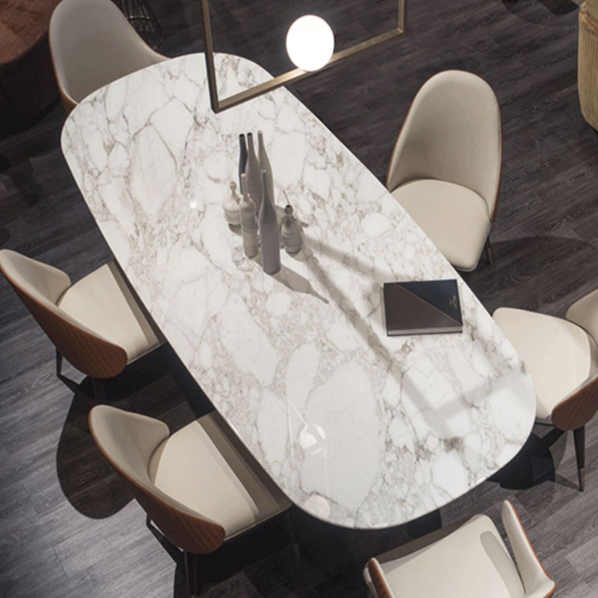 Rectangle Double Pedestal Furniture Luxury Style Stone Dining Room Collection Clearhalo 'Dining Tables & Seating' 'Dining Tables' 'dining_table' 'furn' 'furn_dining_table' 'Furniture' 'furniture_dining_table' 'Kitchen & Dining Furniture' 1200x1200_ec3a977b-4904-4b13-a6a3-0083db970ba6