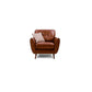 Genuine Leather Flared Arm Sofa Modern Jewel-tuft Wood Legs Sofa Clearhalo 'furn' 'furn_sofas' 'Furniture' 'furniture_sofas' 'kitchen' 'kitchen_sofas' 'Living Room Furniture' 'Sofa' 'sofas' 1200x1200_ec3b1c13-4253-442d-872e-9c4c64e58d81