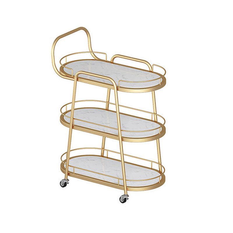 Rolling modern prépare table maison à manger en marbre de cuisine en marbre