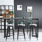 Industrial Bar Height Table Stone Top Bistro Table for Patio Use Clearhalo 'Bar Furniture' 'Bar Tables' 'bar_tables' 'furn' 'furn_bar_tables' 'Furniture' 'Kitchen & Dining Furniture' 1200x1200_ec3d90b0-60c3-45f5-aa37-388dfff8b186