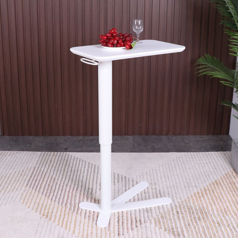 Industrial Metal Bar Table 23"x13" Rectangle Top Indoor Adjustable Height Bistro Table Clearhalo 'Bar Furniture' 'Bar Tables' 'bar_tables' 'furn' 'furn_bar_tables' 'Furniture' 'furniture_bar_tables' 'Kitchen & Dining Furniture' 'kitchen&dining_furn' 'kitchen' 1200x1200_ec415f63-c0da-4ab8-bca3-eee3fffc87dd