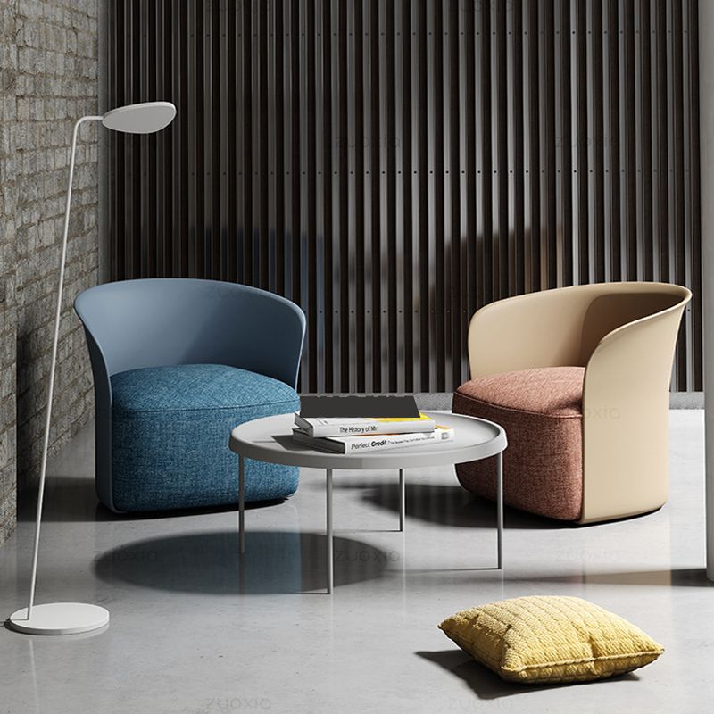 Table basse à plateau rond en acier moderne du milieu du siècle, table de cocktail à 4 pieds