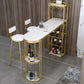 Contemporary Bar Wine Table Indoor Stone Counter Height Table with Storage Clearhalo 'Bar Furniture' 'Bar Tables' 'bar_tables' 'furn' 'furn_bar_tables' 'Furniture' 'furniture_bar_tables' 'Kitchen & Dining Furniture' 1200x1200_ec4536eb-adf3-44b6-a6c2-dd5c52183d05