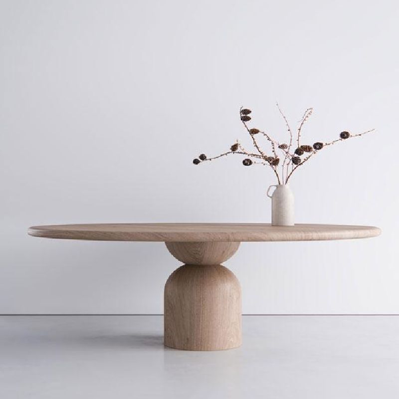 Solid Wood Simplicity Dining Table Round Fixed Table for Dining Room Clearhalo ' dining_table' 'Dining Tables & Seating' 'Dining Tables' 'furn' 'furn_dining_table' 'Furniture' 'furniture_dining_table' 'Kitchen & Dining Furniture' 'kitchen&dining_furn' 'kitchen' 'kitchen_dining_table' 1200x1200_ec4a0d48-ca26-4022-b4f0-70d3c2d13c6e