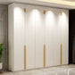 Contemporary Wooden Wardrobe White Color Soft Close Door Wardrobe Closet with 1-Door