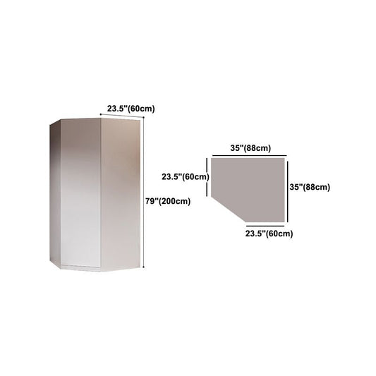 Glijdende garderobe kast met lade hedendaagse garderobe armoire