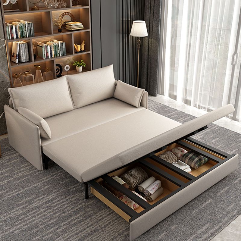 コンテンポラリーソファ布団ボンドレザー布団布団スリーパーソファが保管されています