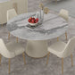 Modern Round Dining Table Stone Top Table with Pedestal Base Clearhalo ' dining_table' 'Dining Tables & Seating' 'Dining Tables' 'furn' 'furn_dining_table' 'Furniture' 'furniture_dining_table' 'Kitchen & Dining Furniture' 'kitchen&dining_furn' 'kitchen' 'kitchen_dining_table' 1200x1200_ec4cb3fb-2f18-4fec-bcad-f96b1e36a9fa