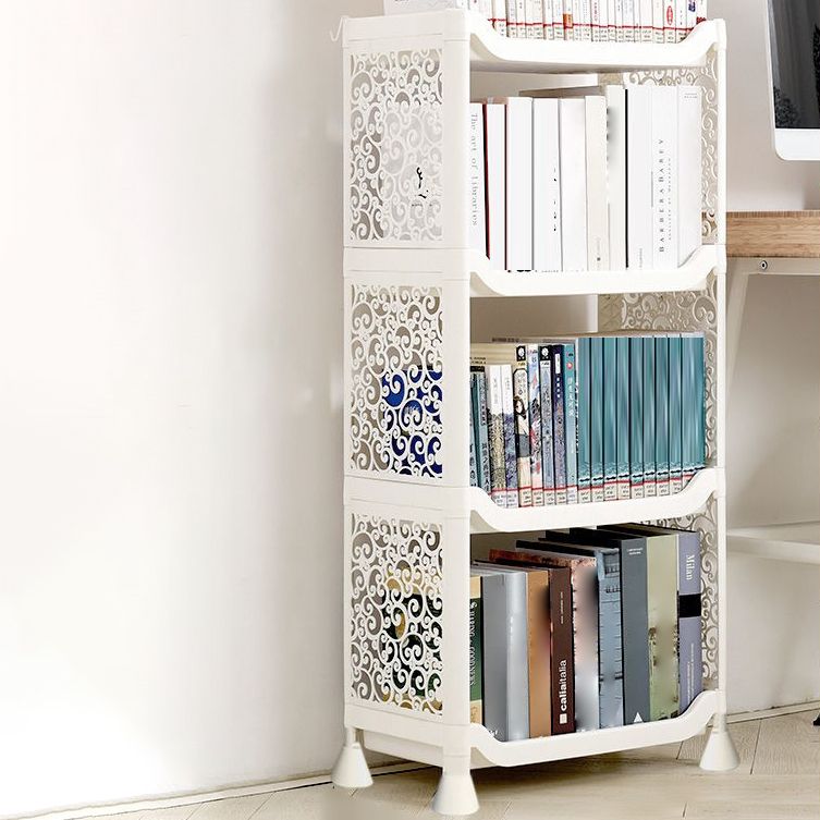 Plastic Bookcase Contemporary Style Open Back Bookshelf for Office Home Study Room Clearhalo 'Bookcases' 'furn' 'furn_bookcases' 'Furniture' 'furniture_bookcases' 'Office Furniture' 1200x1200_ec4e4cb2-72f8-4562-a5ee-4cb70e4d6197