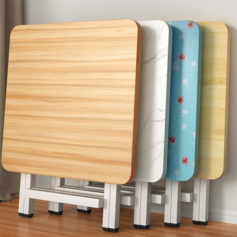 Tavolo per laptop per ufficio a forma di rettangolare con scrivania di scrittura di gambe metalliche per casa