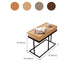 Modernistic Solid Wood with Storage Rectangular Tray Top Side Table