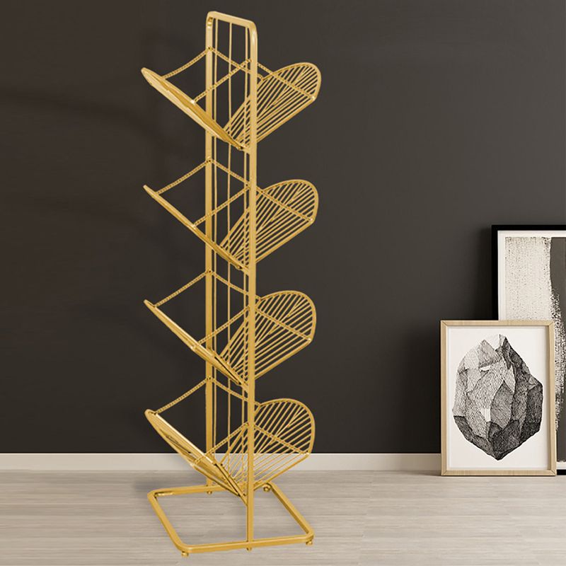 Industrial Geometric Bookcase Metal Book Shelf for Home Office Clearhalo 'Bookcases' 'furn' 'furn_bookcases' 'Furniture' 'furniture_bookcases' 'kitchen' 'kitchen_bookcases' 'Living Room Furniture' 'Office Furniture' 1200x1200_ec5a438a-15c1-48bb-944e-16d5388e7952