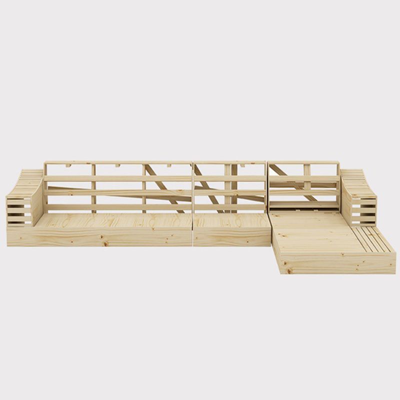 129.92" L Sectional with 4 Pillows Back and Sloped Arms for Living Room Clearhalo 'furn' 'furn_sectionals' 'Furniture' 'Living Room Furniture' 'Sectionals' 1200x1200_ec5abc24-dc24-4673-ab20-3cc368b095a9