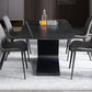 Modern 1/2/3/4/5 Pieces Black Dinette Set Sintered Stone Dining Table with Chairs Clearhalo 'Dining Room Sets' 'Dining Tables & Seating' 'dining_room_set' 'furn' 'furn_dining_room_set' 'Furniture' 'furniture_dining_room_set' 'Kitchen & Dining Furniture' 'kitchen&dining_furn' 'kitchen' 1200x1200_ec5b8ab2-1da4-45a4-9591-cc969c5b5a3c