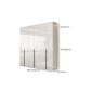 Hinged Wardrobe Armoire with Shelves White Wardrobe Closet for Home