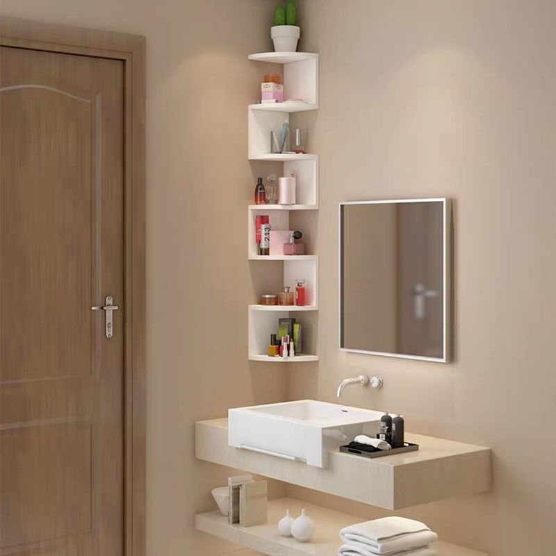 Contemporary Wall Mounted Bookcase Engineered Wood Bookshelf Clearhalo 'Bookcases' 'Furniture' 'furniture_bookcases' 'Office Furniture' 1200x1200_ec5e9cc9-768f-4655-aaa9-1de459fc3421