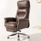 Contemporary Arm Chair Adjustable Seat Height Brown Leather Office Chair Clearhalo 'furn' 'furn_office_chair' 'Furniture' 'Office Chairs' 'Office Furniture' 'office_chair' 1200x1200_ec5fdf17-3774-40df-89ea-53c9186e219a