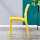 Modern Contemporary Plastic Side Chairs Multicolor Open Back Side Chair Set Clearhalo ' kitchen&dining_furn' 'Dining Chairs' 'Dining Tables & Seating' 'dining_chair' 'furn' 'furn_dining_chair' 'Furniture' 'furniture_dining_chair' 'Kitchen & Dining Furniture' 'kitchen' 1200x1200_ec625481-ee23-488c-a669-c2486c806108