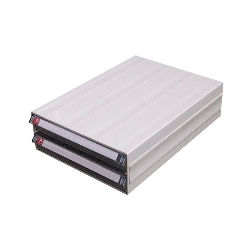 Archivo moderno de gabinete de plástico con cajones para el hogar u oficina