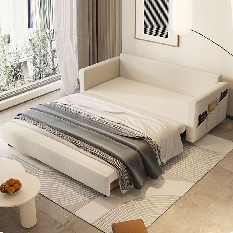 31" Wide Scandinavian Sofa Bed Cushion Back Futon Sleeper Sofa Clearhalo 'furn' 'furn_futons' 'Furniture' 'Futons & Daybeds' 'Futons' 'Living Room Furniture' 1200x1200_ec65d98c-121d-4101-833f-2ba21ca3df0b