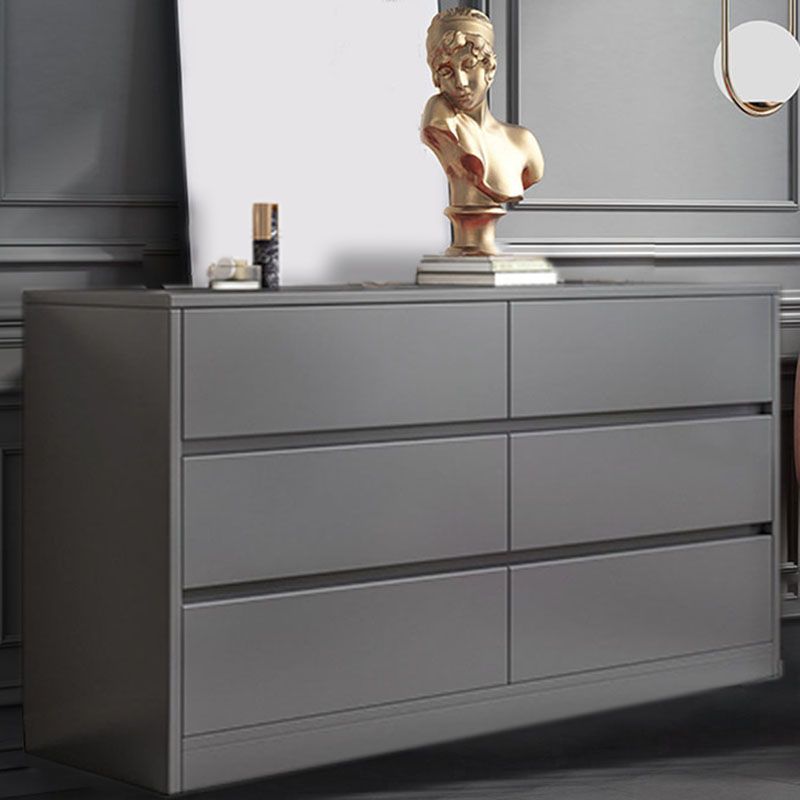 Eigentijdse houten dubbele dressoir slaapkamer horizontale opbergkast