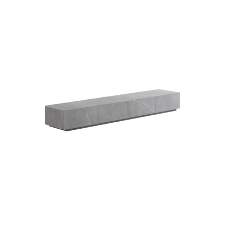Stone Media Console Contemporary Gray TV Stand Console with Drawers Clearhalo 'furn' 'furn_tv_stands_entertainment_centers' 'Furniture' 'Living Room Furniture' 'TV Stands & Entertainment Centers' 'TV Stands & Media Storage Furniture' 'tv_stands_entertainment_centers' 1200x1200_ec66697d-19f4-4f31-aa18-f4721e348e08